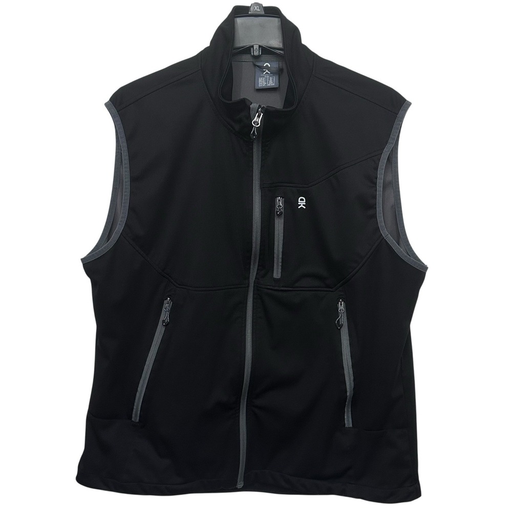 Little Donkey Andy Mens Full Zip Vest Size XL Blue Gorpcore Hiking Golf Outdoor